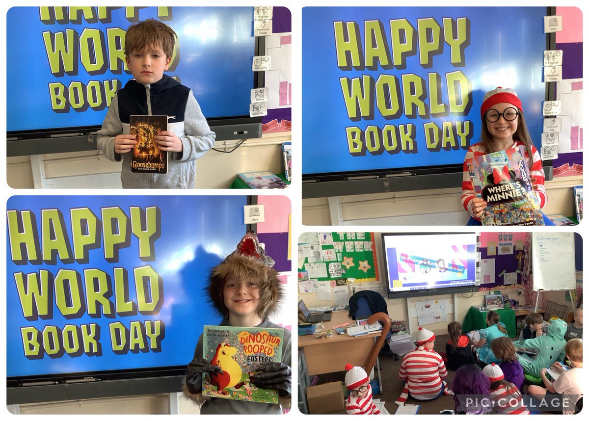 4M_MissMoore's tweet photo. Enjoying sharing our favourite books on World Book Day! #EnglishOLOL #LiveLoveLearn https://t.co/cITd6RzVrf