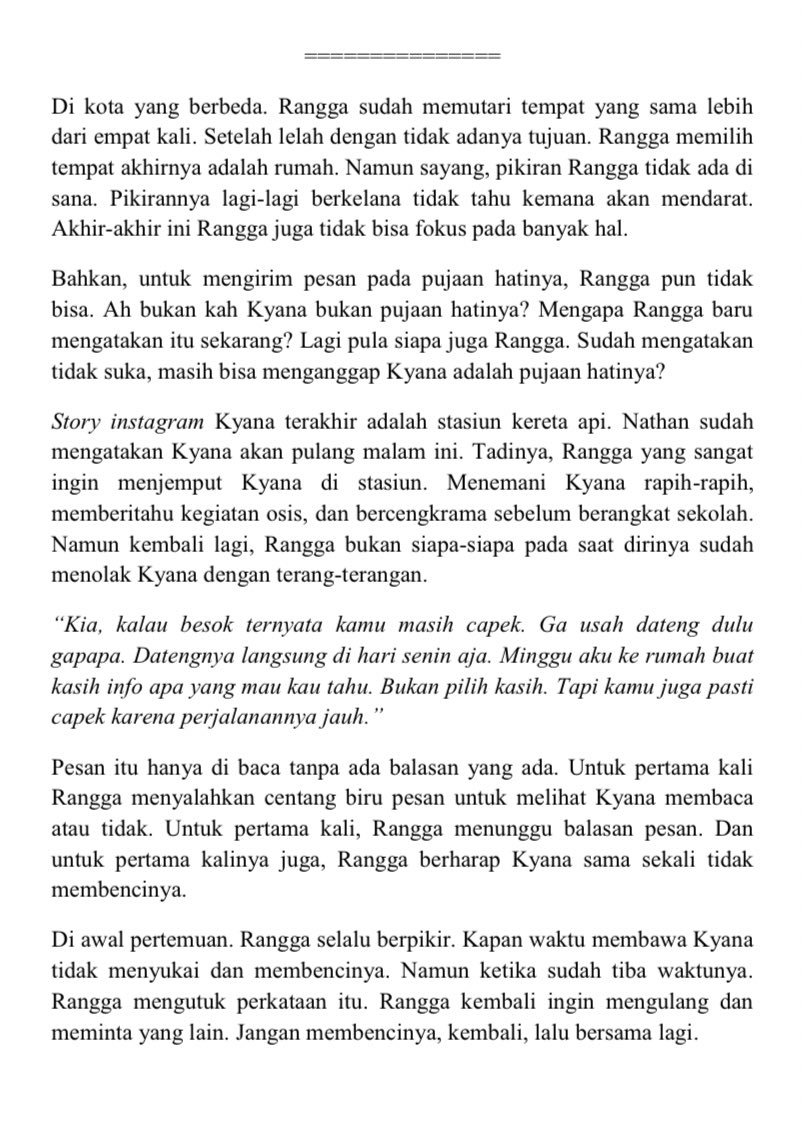 442. Patah hati yang dimengerti.