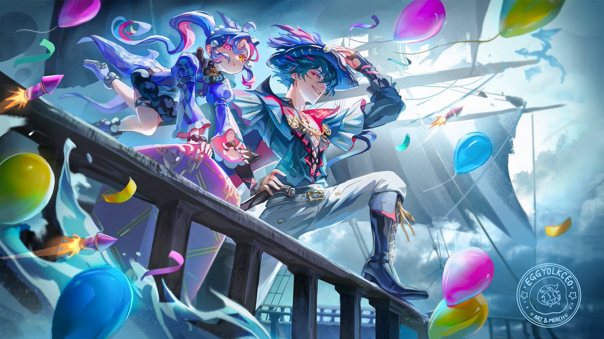 Let's set sail!! ⚓🎭✨

#WutheringWaves #Wuwafanart #Brant