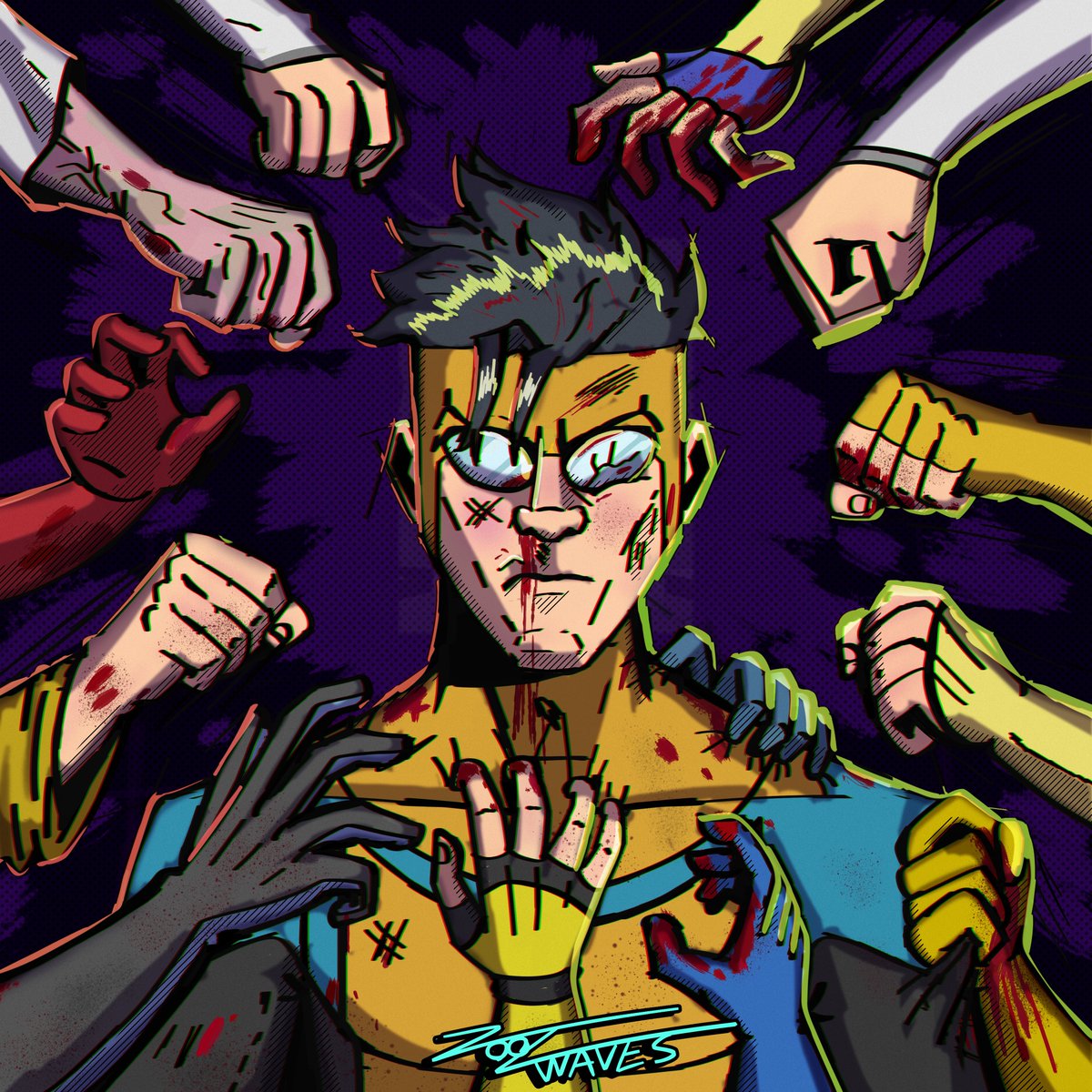 ZooZwaves's tweet photo. Write down in the comments what do you think of the newest episode! And tell me what you think of my artwork!
#Invincible #invinciblefanart #invinciblewar #invincibleamazon #markgreyson #omniman #digitalart #fanart #comicart https://t.co/n0CddaHe2s