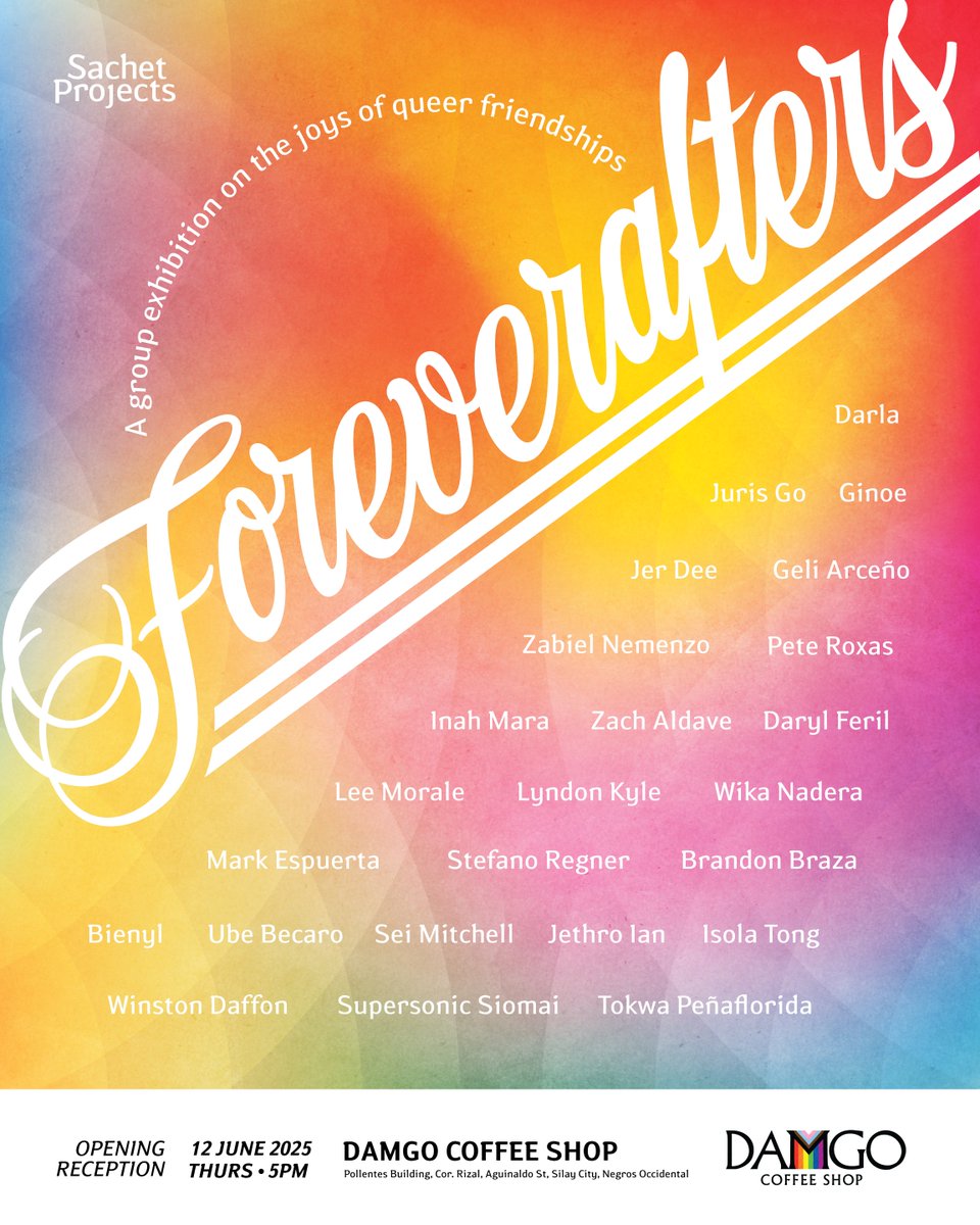 hubineer's tweet image. Inspired by Bonnie Bailey's 'Ever After' a Pride exhibition organized by @sachetprojects