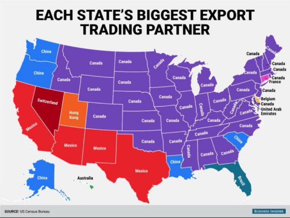 Let’s remind everyone: Canada is the U.S. biggest customer.

Canada now buys more from the U.S. than China, Japan, France and the U.K combined!

Yet our closest partner is choosing a trade war against Canada—one that will hurt businesses, workers, and families. Unnecessarily.