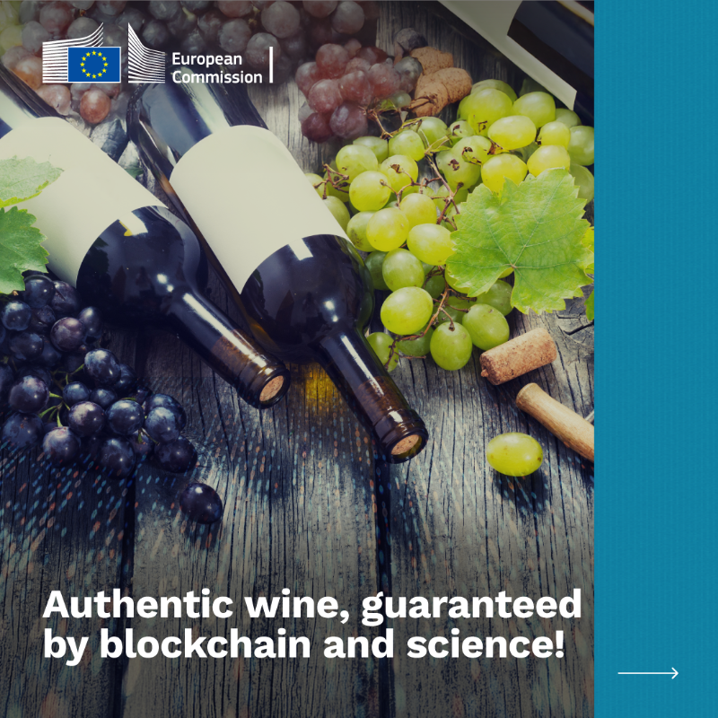 HorizonMagEU's tweet photo. #EUfunded researchers are using chemistry and blockchain to discourage wine fraud and enhance consumer confidence in the wine they buy. 🍷
Here’s the full story ➡️ https://t.co/MrmhaBiqxt 

#ResearchImpactEU