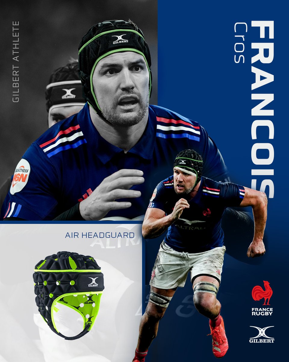 Gilbert Rugby ๐ (@gilbert_rugby) on Twitter photo As seen at the <a href="/SixNationsRugby/">Guinness Men's Six Nations</a> ๐
<a href="/FranceRugby/">France Rugby</a> have just announced their squad for their match against Ireland this weekend and we can't wait to see #GilbertAthlete Franรงois Cros take to the pitch.
Want to own Franรงois' Headguard? Shop here: gilbertrugby.com/collections/heโฆ As seen at the <a href="/SixNationsRugby/">Guinness Men's Six Nations</a> ๐
<a href="/FranceRugby/">France Rugby</a> have just announced their squad for their match against Ireland this weekend and we can't wait to see #GilbertAthlete Franรงois Cros take to the pitch.
Want to own Franรงois' Headguard? Shop here: gilbertrugby.com/collections/heโฆ