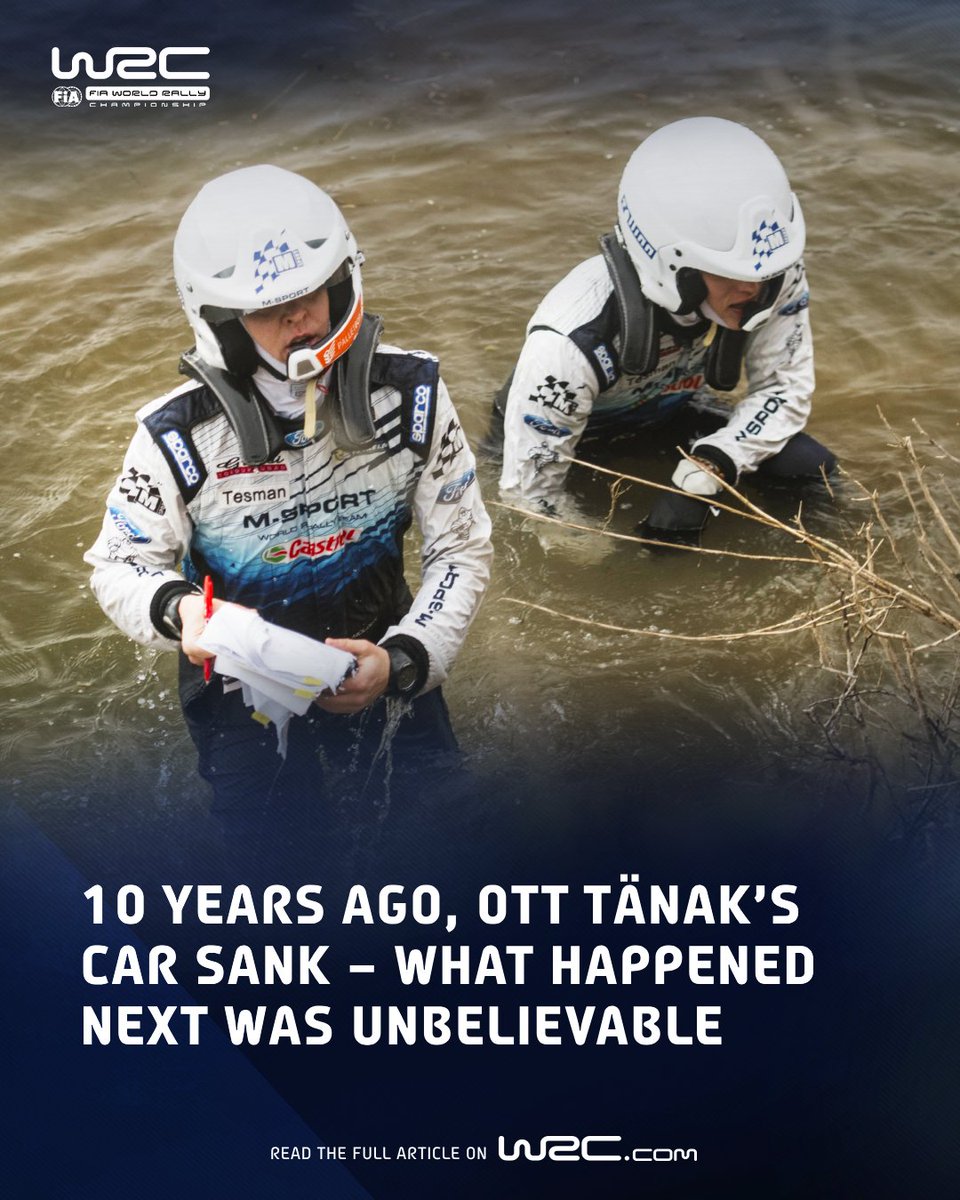 Lost underwater, rebuilt in 3 hours, and back on the road. This is peak WRC 🔥

bit.ly/4hgIP7P