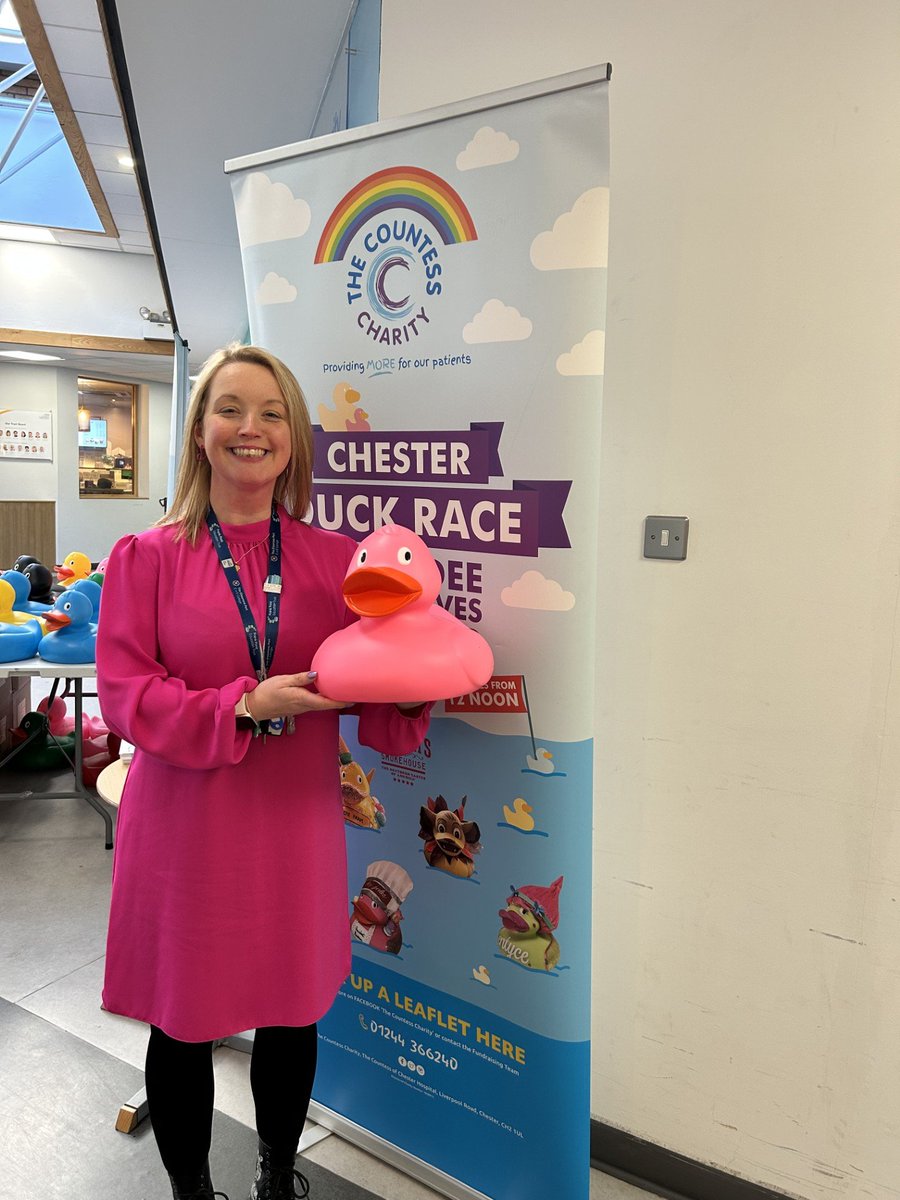 The Ellesmere Port CE College (@theepcollege) on Twitter photo Last week we collected our very own duck for <a href="/COCHfundraising/">The Countess Charity</a> Chester Duck Race! 🦆 🏁
The Chester Duck Race will take place on Saturday 5th April at 3pm, with activities from 12 noon.
We can't wait to see the transformation of our duck! 🤩 Last week we collected our very own duck for <a href="/COCHfundraising/">The Countess Charity</a> Chester Duck Race! 🦆 🏁
The Chester Duck Race will take place on Saturday 5th April at 3pm, with activities from 12 noon.
We can't wait to see the transformation of our duck! 🤩