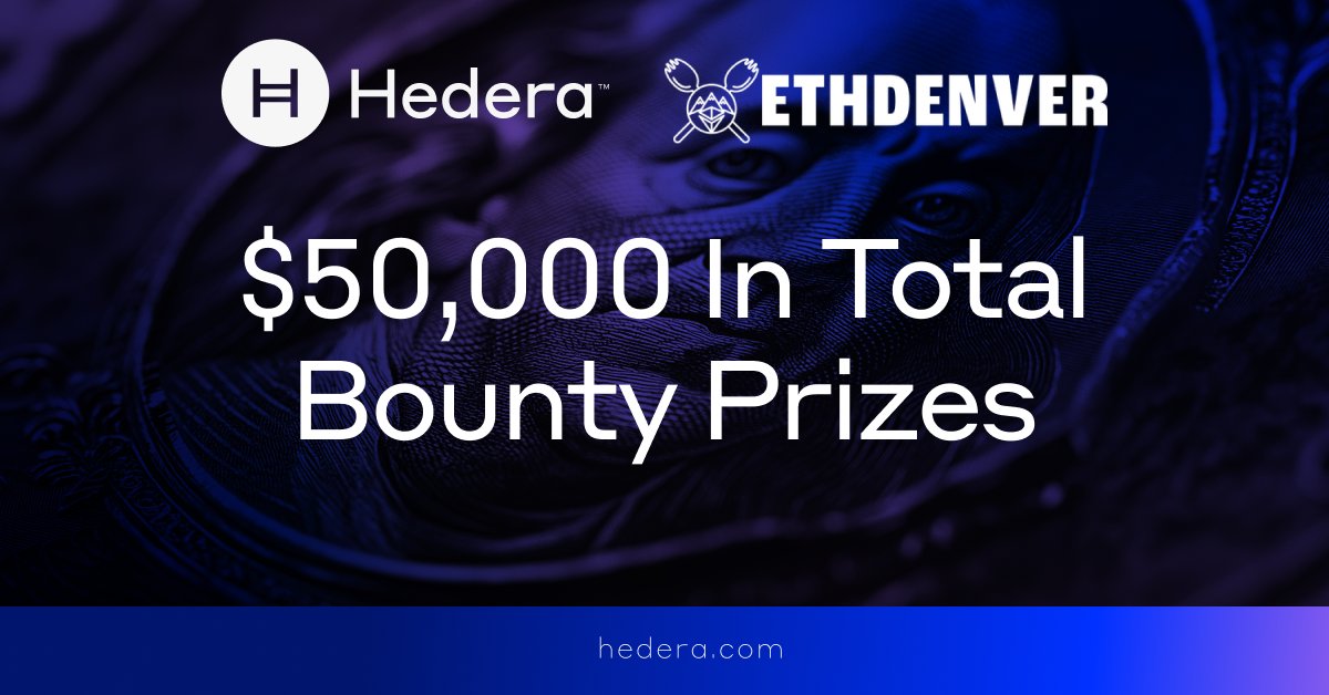 hedera_ES's tweet image. 1/ ¡Anunciamos a los ganadores de las #ETHDenver2025 Hedera Bounties! Orgullosos de haber aportado US$50K en premios para Explorers, EVM Builders y AI &amp;amp; Agents durante la #BUIDLWeek.

Un gran reconocimiento a todos los participantes por llevar la innovación en #Web3 a otro nivel.…
