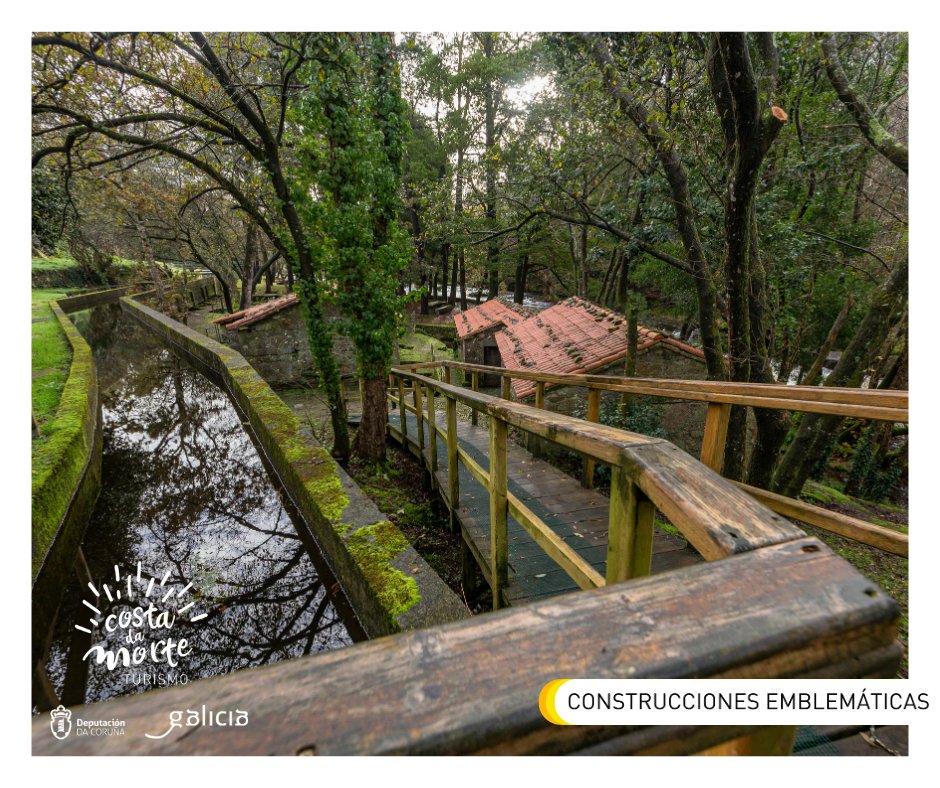 Os muíños e batáns de O Mosquetín son un claro exemplo de enxeñaría popular na #costadamorte 
🧐Descoñécese a súa antigüidade, tendo referencias no Catastro da Ensenada do ano 1753.
Coñecíades este conxunto etnográfico?
#visitacostadamorte <a href="/DACTurismo/">Turismo Deputación da Coruña</a> <a href="/Turgalicia/">Turismo de Galicia</a>