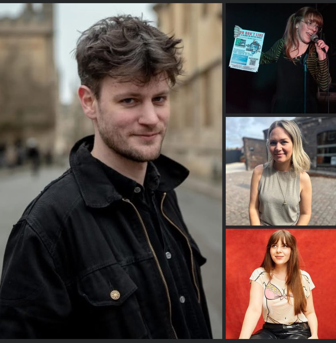 On Monday Night we have New Material Live Comedy in the Smoke &amp; Mirrors Theatre with Host Jasmine Darling and friends from 8pm!

Headliner - Alex Farrow
Support - Jeanie Vowles / Chelsea Birkby / Jo Somner

Book now at smokeandmirrorsbar.com/tickets

 #Show #Book #WhatsOnBristol