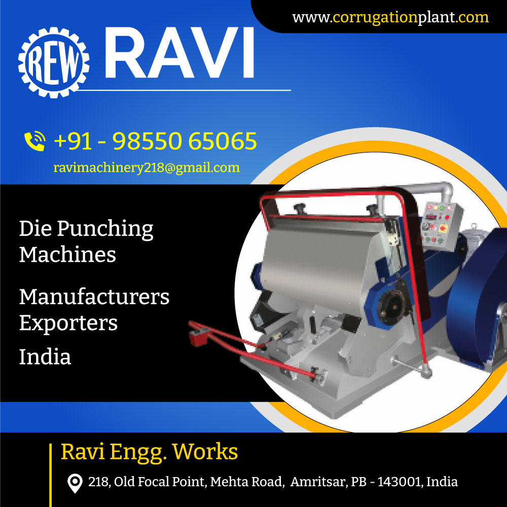 idea_amritsar's tweet image. Die Punching Cutting Creasing Machine Call 98550 65065 Ravi Engineering Works

corrugationplant.com/die

#diecuttingmachine #punchingmachine #creasingmachine #DieCuttingMachines #machinemanufacturing #PunchingMachines #india #CreasingMachines #ManufacturingIndia #MadeInIndia