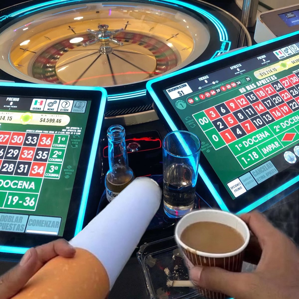 cigarrito, cafe y ruleta… ❤️