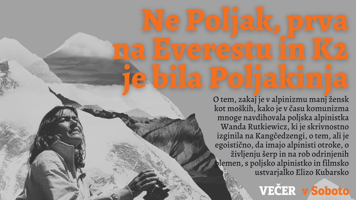 Jutri je <a href="/vecer/">Večer</a> #vSoboto. Spraševala je <a href="/FranjaZist/">Franja Žišt</a>.