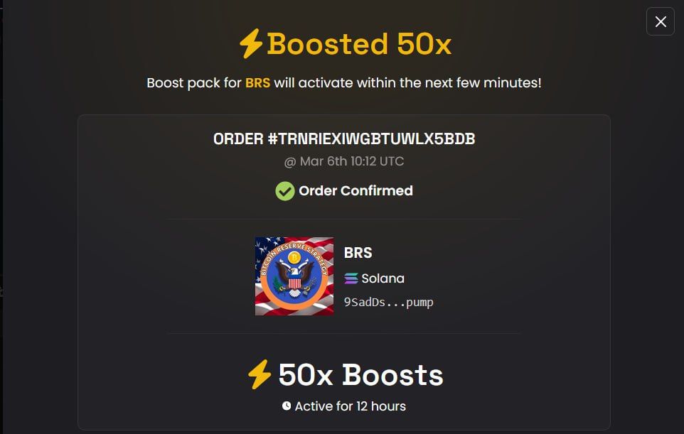 ogbrscto's tweet photo. Dex Boost is paid. More trending incoming!

$BRS https://t.co/1HCpN3j33c