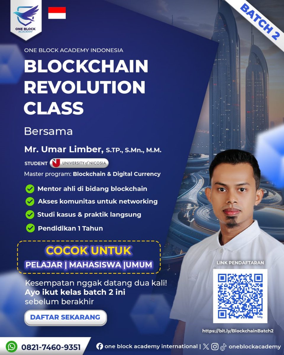 oneblockacademy's tweet photo. 🚀 Logistik tanpa ribet? Blockchain solusinya! 📦🔒

Jangan biarkan sistem lama bikin ribet pengirimanmu! Dengan blockchain, semuanya lebih transparan, aman, dan efisien. ✨

Siap upgrade sistem logistikmu? 🔥

#OneBlockAcademy #BlockchainLogistics #masadepanlogistik https://t.co/PMXiEkMHxi