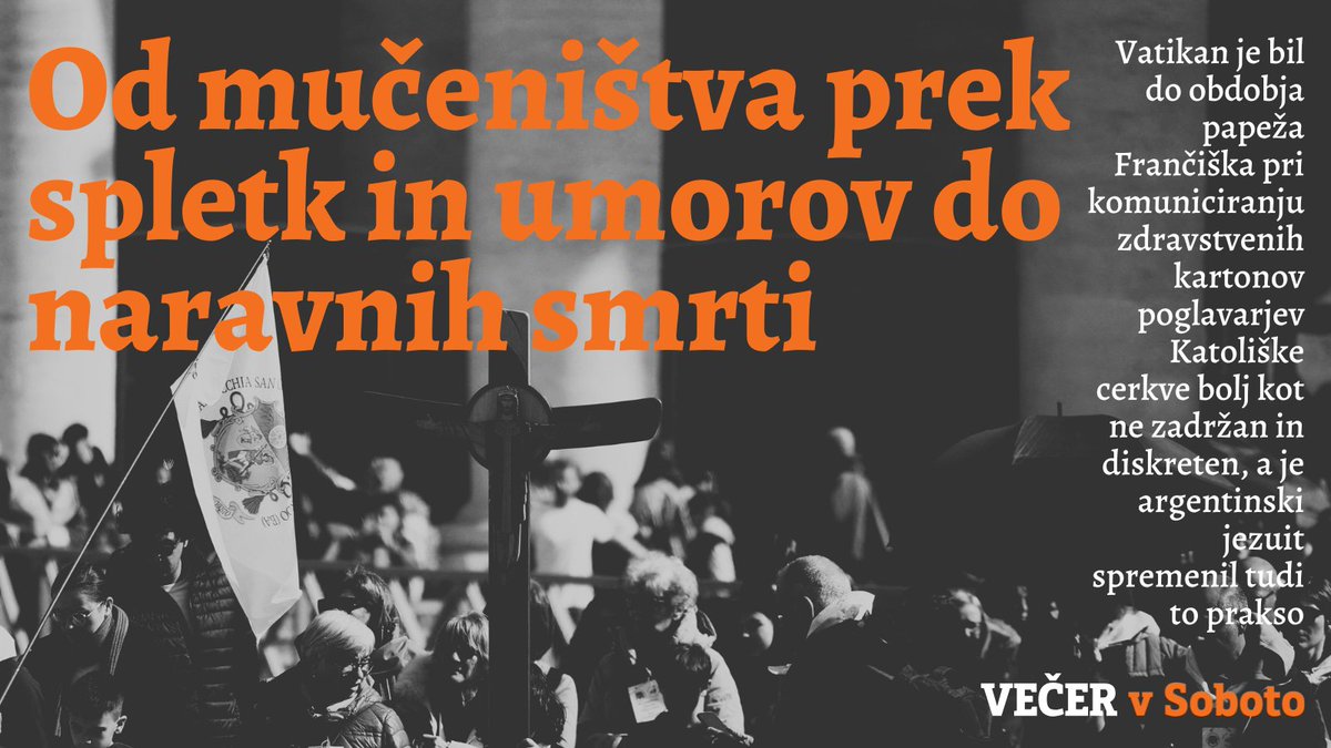 Jutri je <a href="/vecer/">Večer</a> #vSoboto. Piše <a href="/MatijaStepisnik/">Matija Stepišnik</a>.