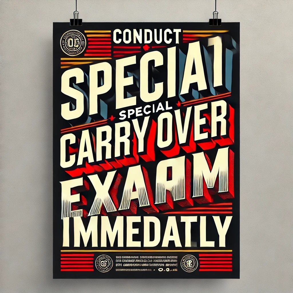 AKTU के Passout Students के Special Carryover Exam कब तक और किस mode में होंगे।
University को स्पष्ट कर देना चाहिए।
@aktu