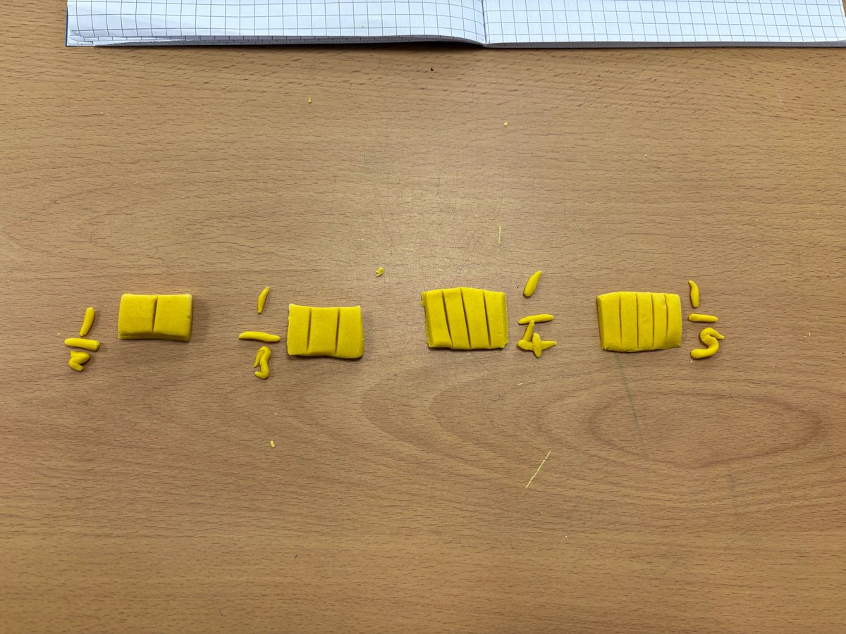 Year 3: We are having a lot of fun exploring unit fractions!