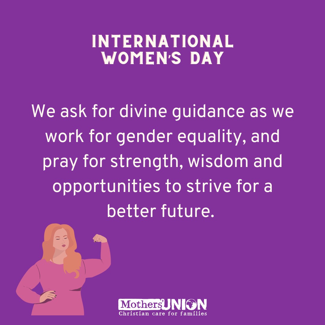 As we approach #InternationalWomensDay we acknowledge the challenges that many women still face &amp; pray that all women may know equality of healthcare, education, opportunities, and so much more. 
We pray for divine guidance as we continue to #AccelerateAction through our work 💜