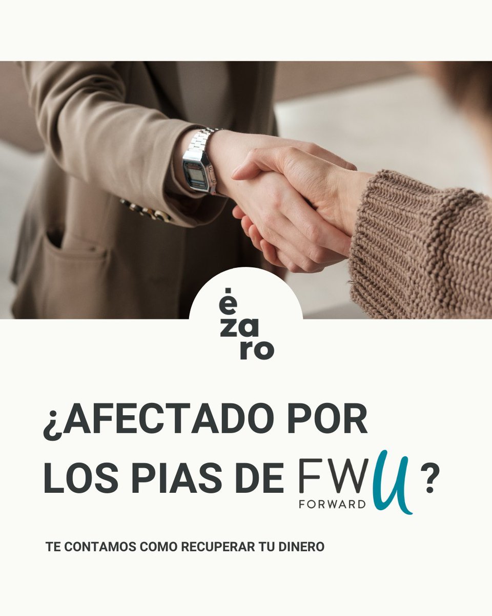 ¿Contrataste un PIAS de FWU y ahora no sabes si recuperarás tus ahorros?
En Ézaro Legal estudiamos tu caso y reclamamos tu dinero ¡Contacta con nosotros y descubre cómo!
☎️983 077 233
📩info@ezarolegal.es

#PIAS #quiebraFWU #FWU #OVB #Derechobancario #afectadosPIAS