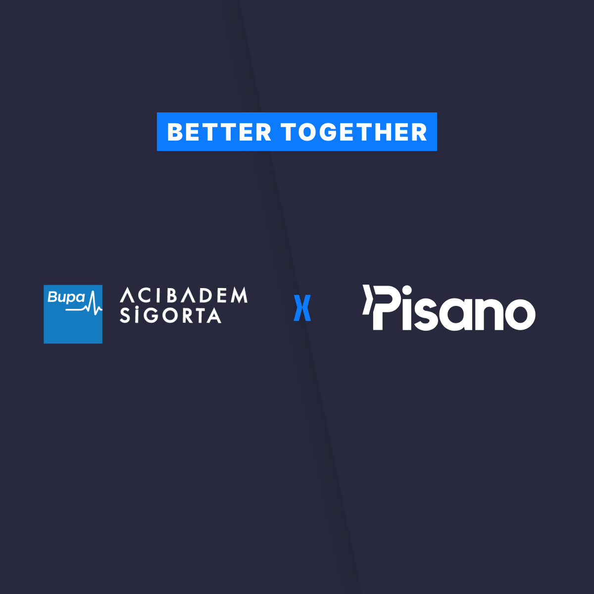 ✨Türkiye’nin lider sağlık sigortası şirketi Bupa Acıbadem Sigorta, müşteri deneyimi platformu olarak Pisano’yu tercih etti!
  
🤝 Güvenleri ve iş birlikleri için Bupa Acıbadem Sigorta ekibine en içten teşekkürlerimizle!