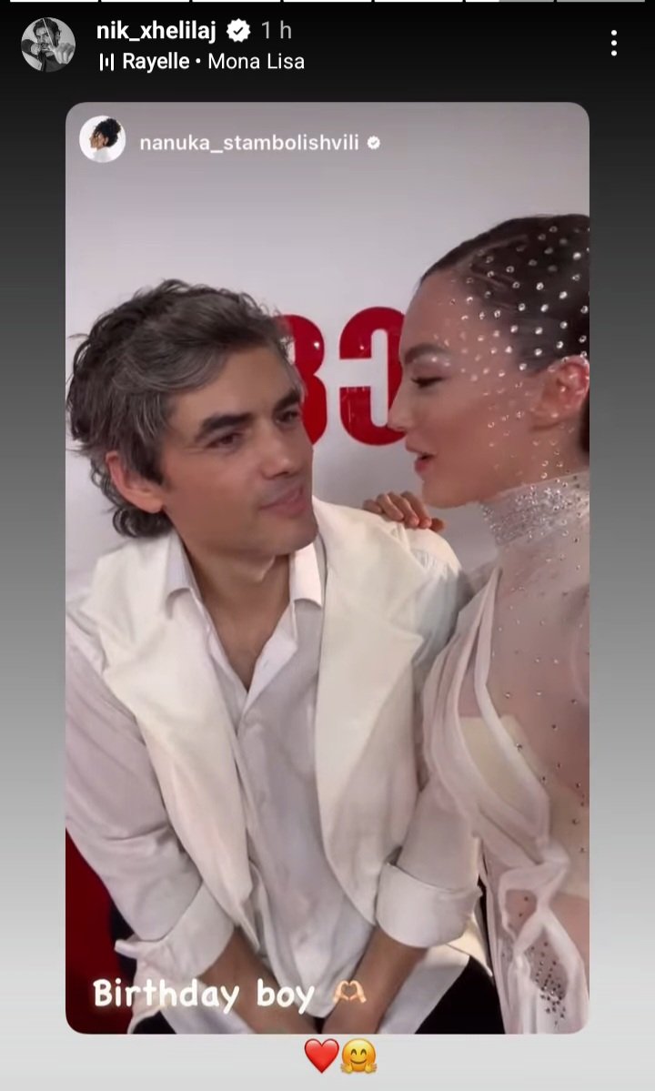 nik_xhelilaj  IG Story 

En yakın arkadaşlar 👌💖
Niki 🫶

#NanukaStambolishvili 
#NikXhelilaj
