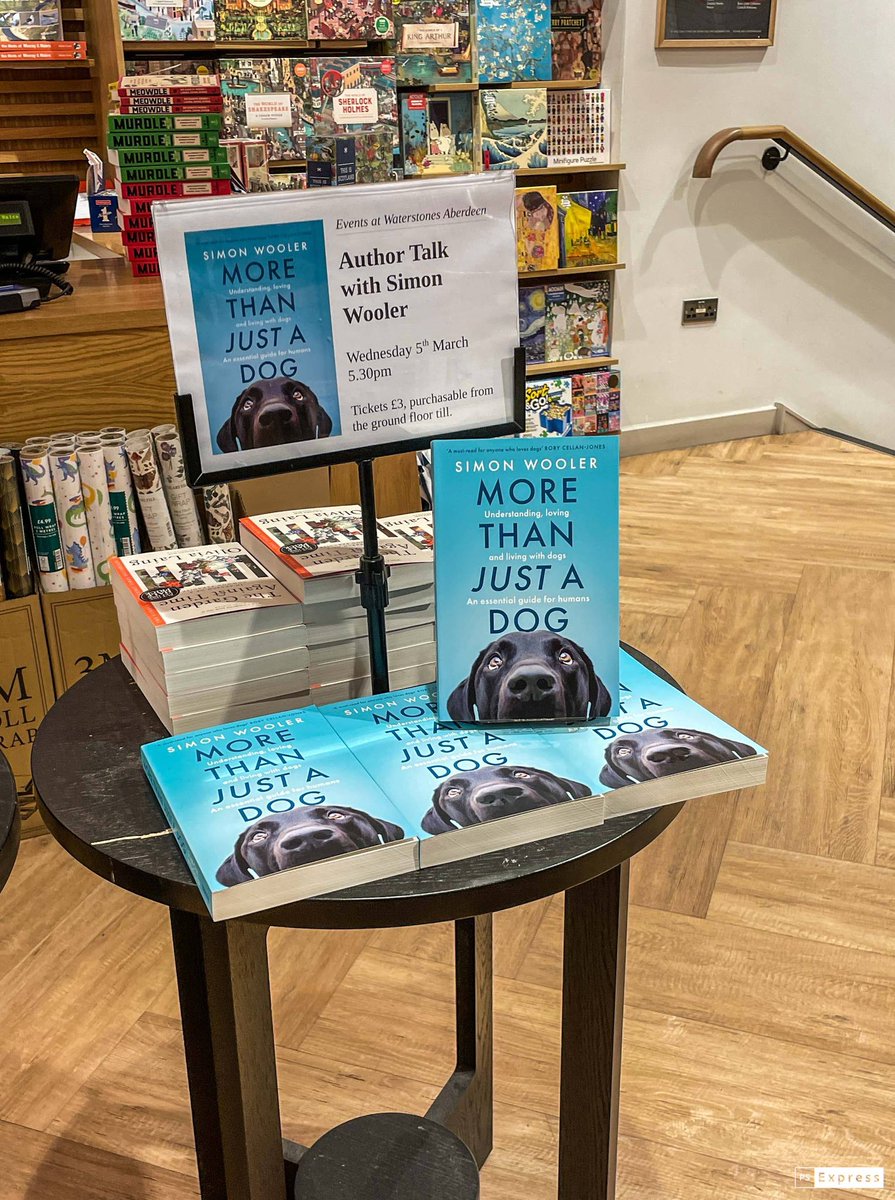 Thank you to everyone who came to hear me talk at Aberdeen Waterstones yesterday. What a lovely bunch of people and so engaged too despite my tendency to take a walk down Tangent Avenue 🤣 I thoroughly enjoyed chatting to everyone.
Photos to follow but here’s the display.