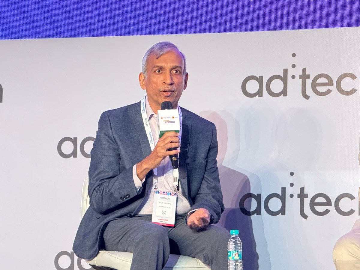 adtechIndia's tweet image. &quot;As a challenger brand, we focus on creating delightful experiences that drive engagement and advocacy. CPaaS helps us expand our reach, ensuring more consumers connect with our brand in meaningful ways.&quot; – @alok_agarwal25, @OrientbellTiles 

#adtechIN #adtech2025
