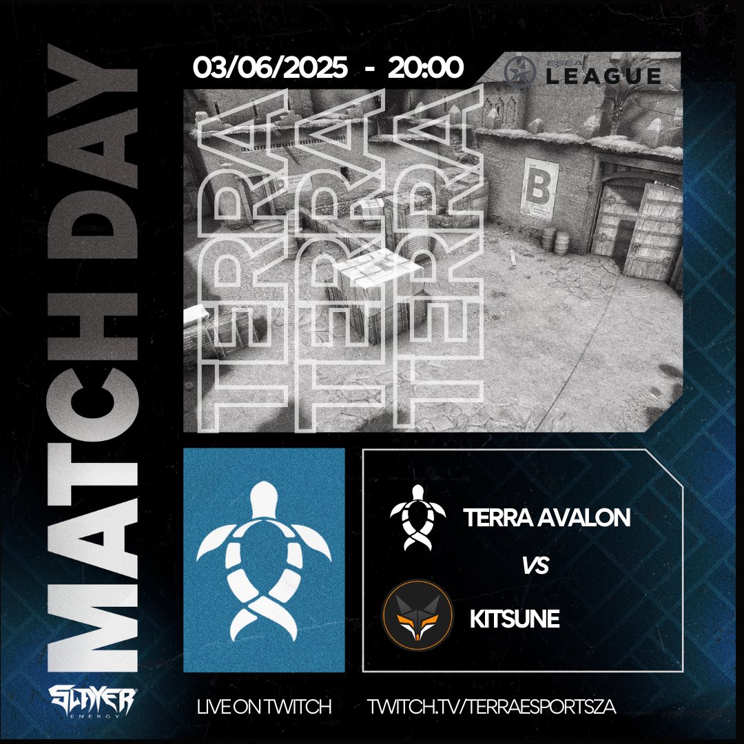 🔥 Terra CS2 Action! 🔥

Terra Avalon vs. <a href="/KitsuneGamingZA/">Kitsune Esports</a>  – a clash so fierce, even the bomb might defuse itself!👀

📅 Time: 8PM 📺 Watch live: twitch.tv/terraesportsza

Tune in before our snipers start camping! 🎮🔫