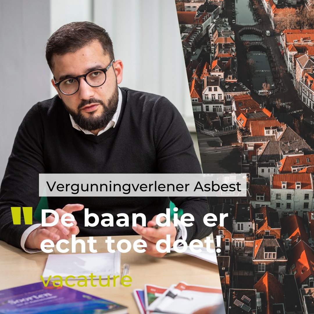 Maak impact als #Vergunningverlener #Asbest!  Als specialist in asbest wet- en regelgeving zorg jij ervoor dat gebouwen en terreinen veilig worden. Jouw expertise helpt inwoners en bedrijven met vergunningen en advies. Bekijk de volledige vacature: omgevingsdiensthaaglanden.nl/vacatures/verg…