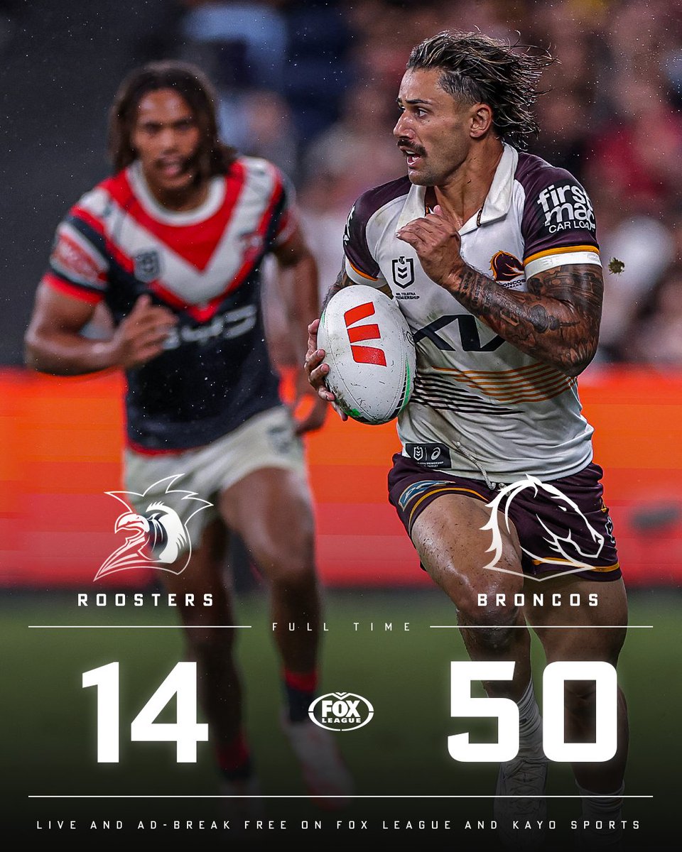 FOXNRL's tweet image. The Broncos make a STATEMENT 🔥

MATCH WRAP 👉 bit.ly/4heHnD0