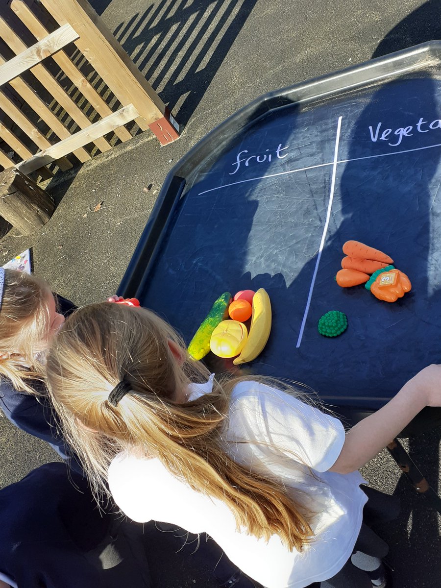 Year 1 have been exploring what makes a fruit a fruit and how/where our food grows.