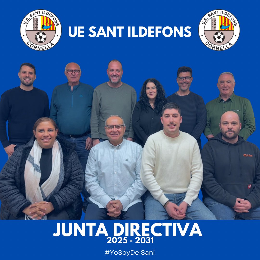 CLUB • Transcurrido el plazo de entrega de candidaturas, la única presentada ha sido la de Iván Rodríguez Rabell. De esta manera, queda constituida la nueva Junta Directiva para los próximos 6 años: 

[1/3] 👇🏻

#YoSoyDelSani 💙