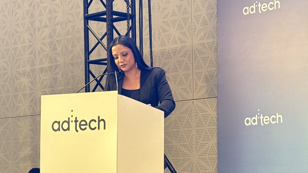 adtechIndia's tweet image. Fresh perspectives, bold ideas! @ridhimb opens The Big Idea Stage on Day 2 at #adtech2025. Get ready for innovation in action! #adtechIN #adtech2025