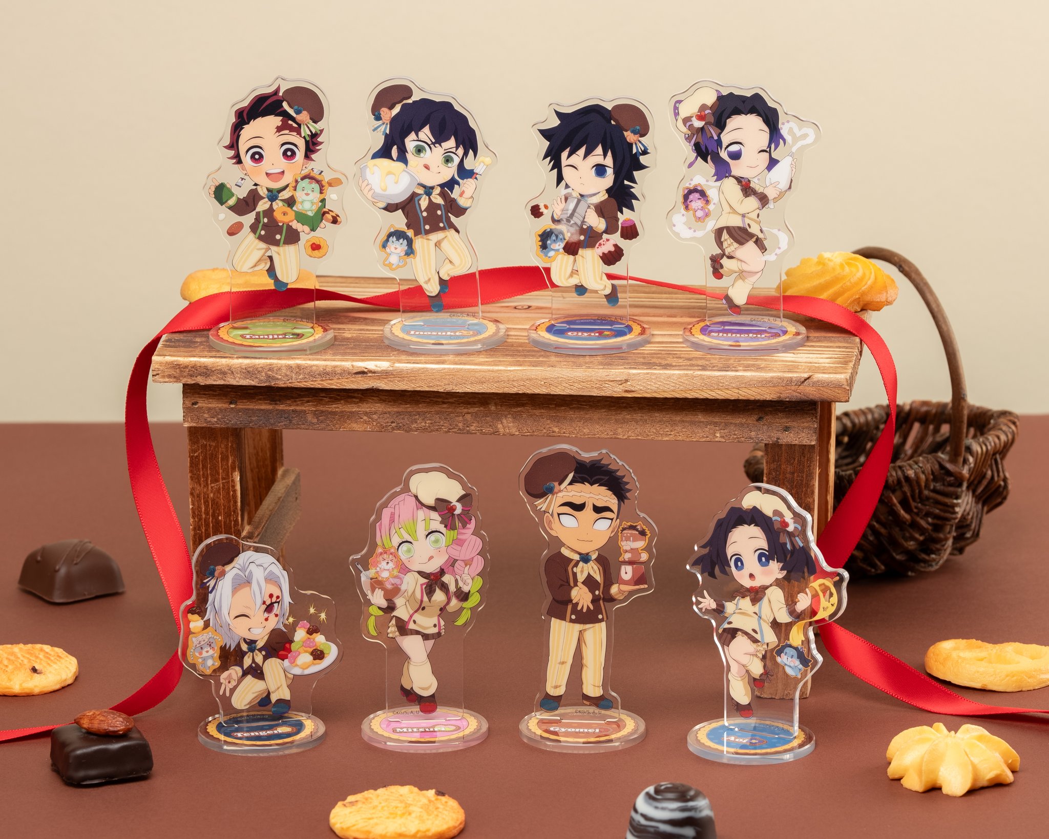 ufotable  鬼滅の刃  バレンタイン    アクリルスタンド   アクス しのぶ カナヲ アオイ 鬼滅の刃 バレンタイン アクスタ ufotable