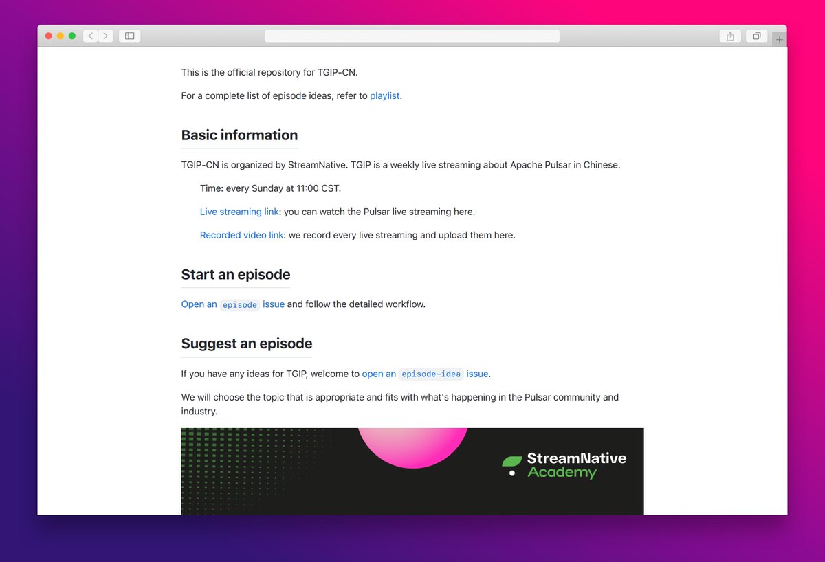 essamamdani's tweet image. TGIP-CN  
#apachepulsar #livestreaming #tgip