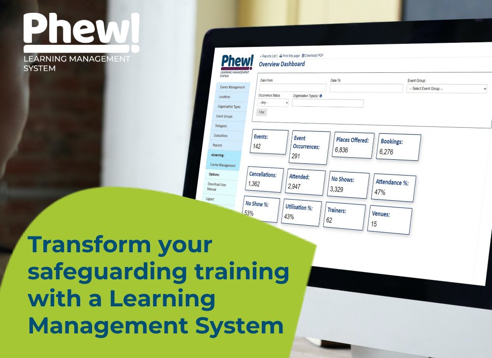 Streamline safeguarding training with Phew’s LMS! Save time, boost attendance by 50%, and increase staff confidence. hubs.li/Q0342Lc-0

#LMS #safeguarding #training #PhewLMS