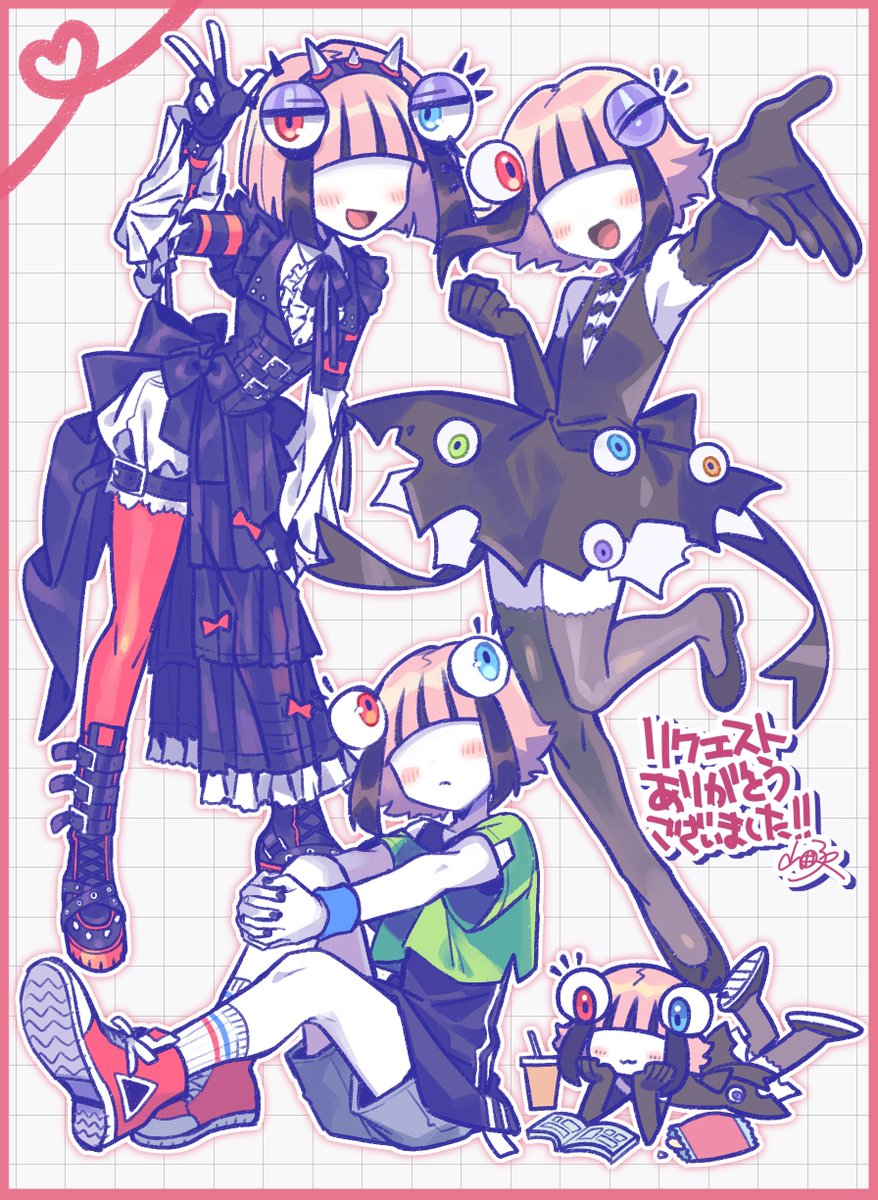 最近のpixivリクエストで描かせて頂いたものたちです!!
自キャラ描かせて貰えるの幸せすぎる 