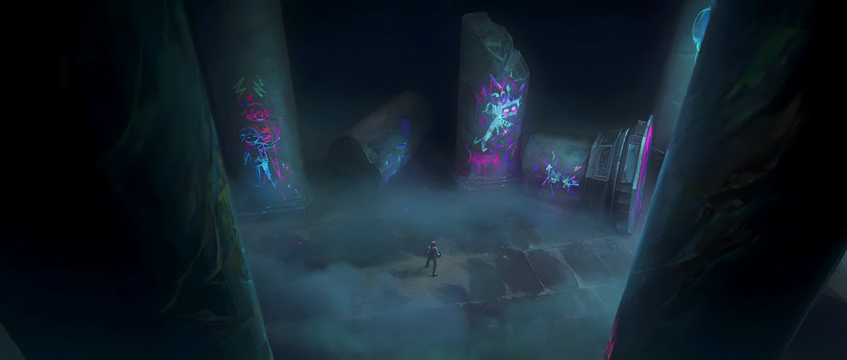 Arcane4K's tweet image. Arcane 4K - Jinx&apos;s Graffit