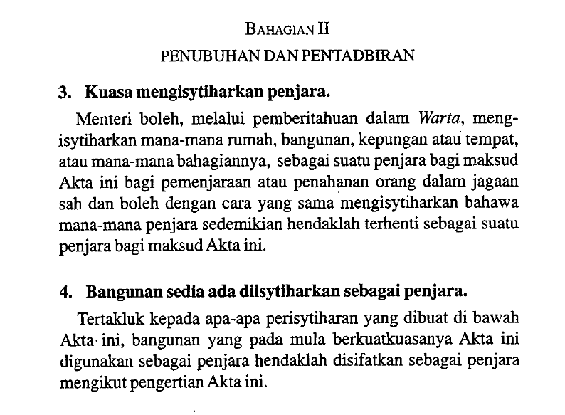 Izington's tweet photo. @mkini_bm Untuk rujukan

(Akta Penjara 1995) https://t.co/5oRn7DQrhy