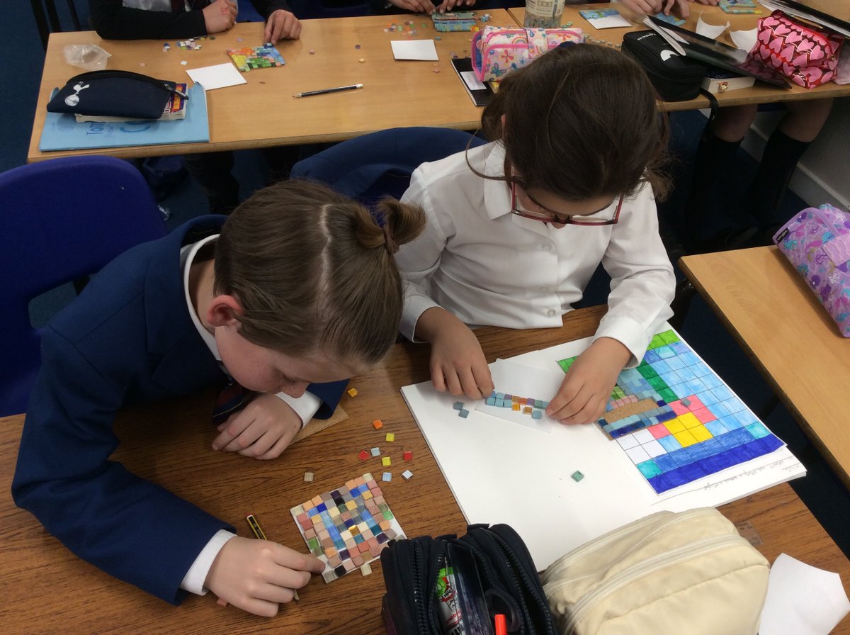 #StNicksYear4 more mosaic fun. #StNicksCreative #StNicksArt