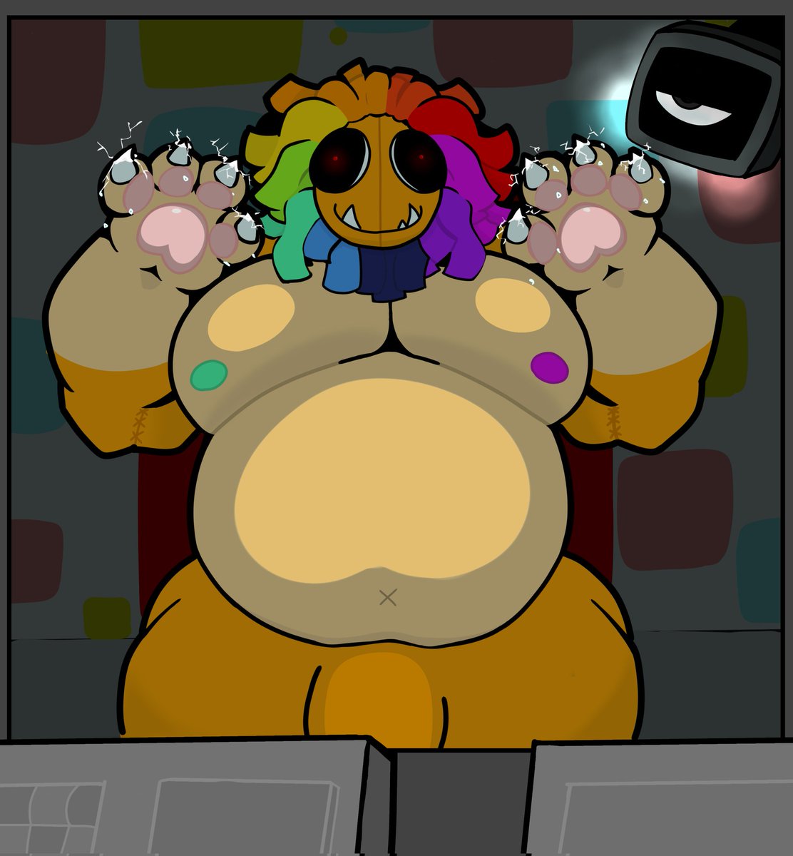 _FoxIce_'s tweet photo. He just wants to give you a nice hug.🫂

#nsfw #PoppyPlaytimeChapter4 #Yarnaby https://t.co/X5HtAD7nDi