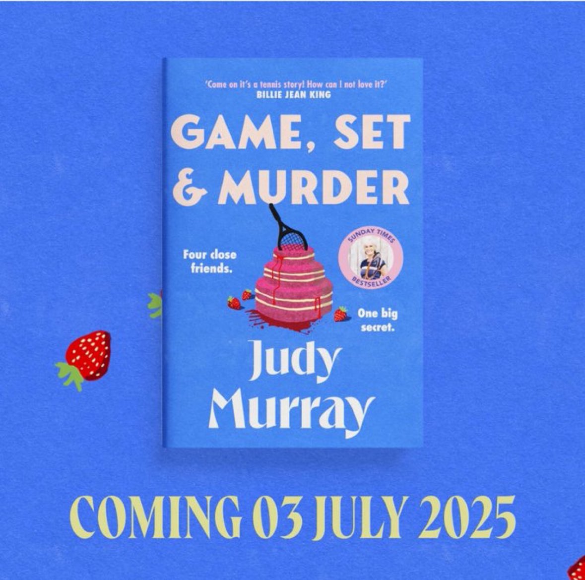 It’s #WorldBookDay so……… 🎾 💀 🍰