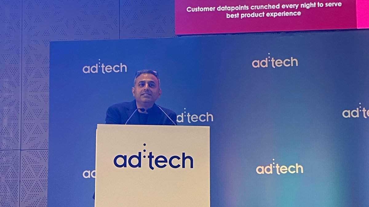 adtechIndia's tweet image. “Our goal is to start conversations around our product, creating momentum until some media house catches a whiff and it goes viral. Success lies in going beyond the rhetoric and seeing what works best for your business.” — Pankaj Vermani, @Cloviafashions #adtech2025 #adtechIN