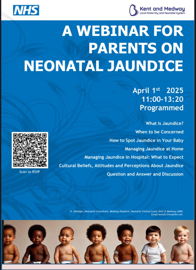 Newborn jaundice is common—but do you know when it becomes a concern? Join our Parents' Jaundice Webinar to hear from healthcare experts on how to spot the signs, manage care, and get the right support.Scan QR code on poster or use link below to RSVP lnkd.in/eWpWy8gc