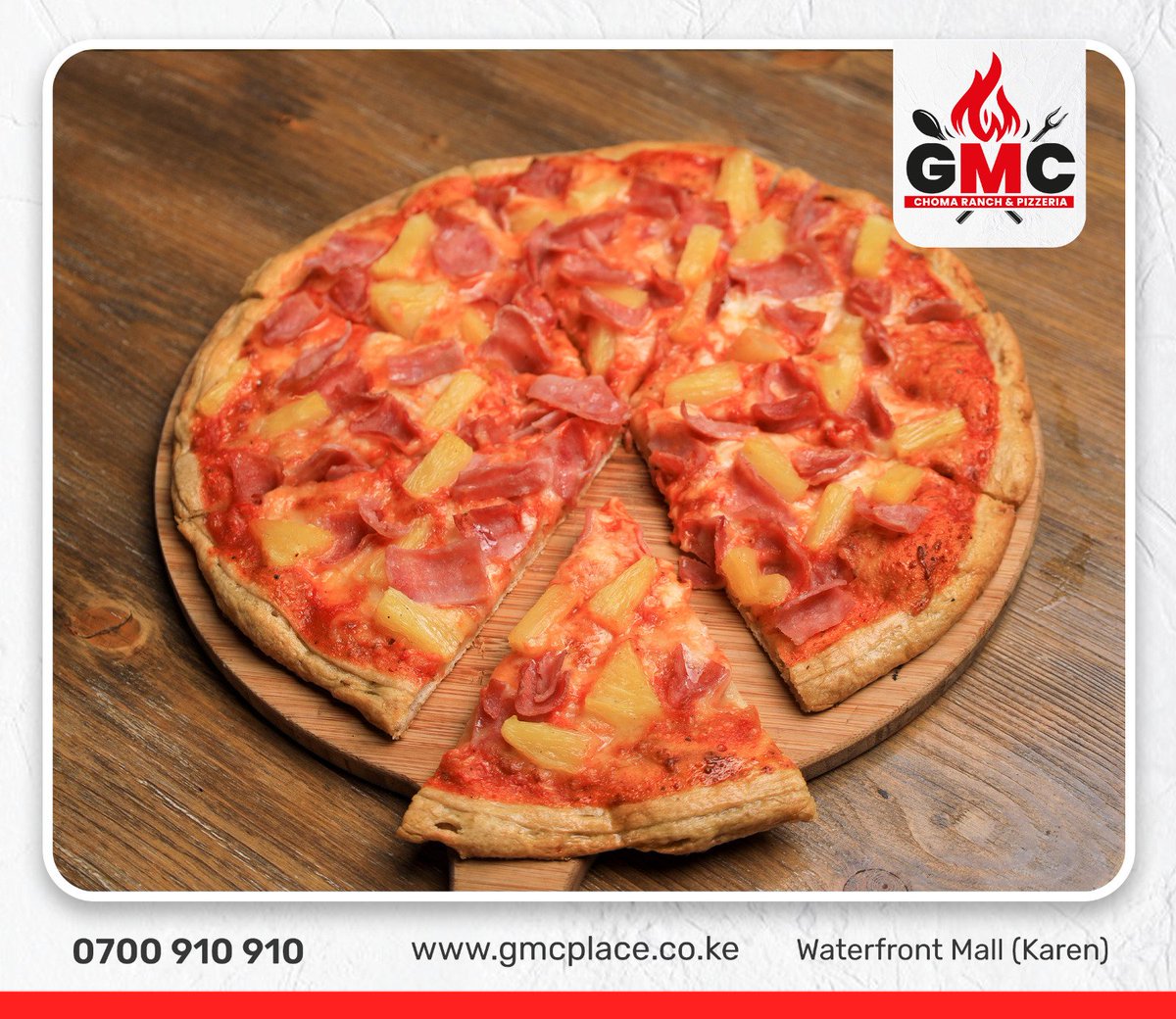 Dagiraz's tweet image. Get a FREE classic pizza when you order an extra-large pizza at @gmc_karen! Because let’s be real—one just isn’t enough. Feel free to bring your crew and feast like VIPs! 

📞 Call 0700 910 910 to order now for home &amp;amp; office delivery.
T&amp;amp;Cs apply.

#KaribuGMCKaren #PizzaPerfection