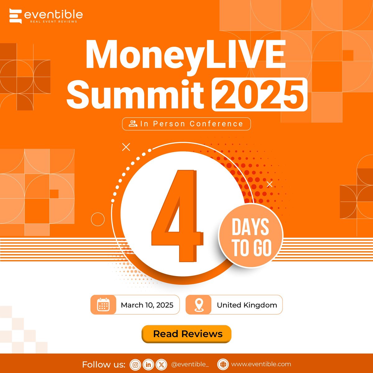 Just 0️⃣4️⃣ days to go before MoneyLIVE 2025 begins! ⏳
<a href="/Money_LIVE_/">MoneyLIVE</a>

🌐Read reviews - buff.ly/43aIa4K