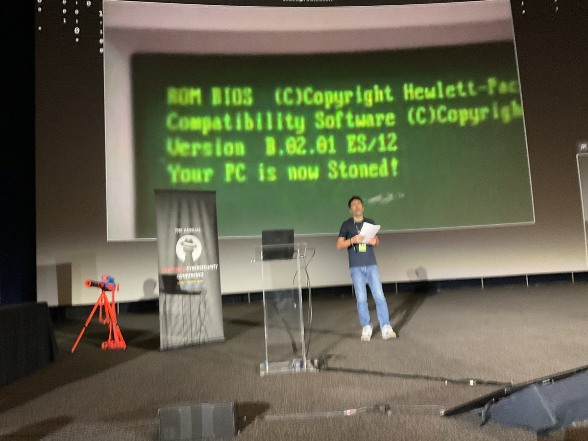 Criptored (@criptored) on Twitter photo Ahora le toca el turno a un auténtico genio del mundo del malware. GriYo (ex-29A) con su charla ¿Especializarse en desarrollo de malware? Héroes y villanos” - #criptoredcon2025 #sala18 <a href="/criptored/">Criptored</a> <a href="/rootedcon/">/RootedCON</a> <a href="/mindcrypt/">Alfonso Muñoz, Phd</a> <a href="/zynap_ai/">Zynap</a> Ahora le toca el turno a un auténtico genio del mundo del malware. GriYo (ex-29A) con su charla ¿Especializarse en desarrollo de malware? Héroes y villanos” - #criptoredcon2025 #sala18 <a href="/criptored/">Criptored</a> <a href="/rootedcon/">/RootedCON</a> <a href="/mindcrypt/">Alfonso Muñoz, Phd</a> <a href="/zynap_ai/">Zynap</a>