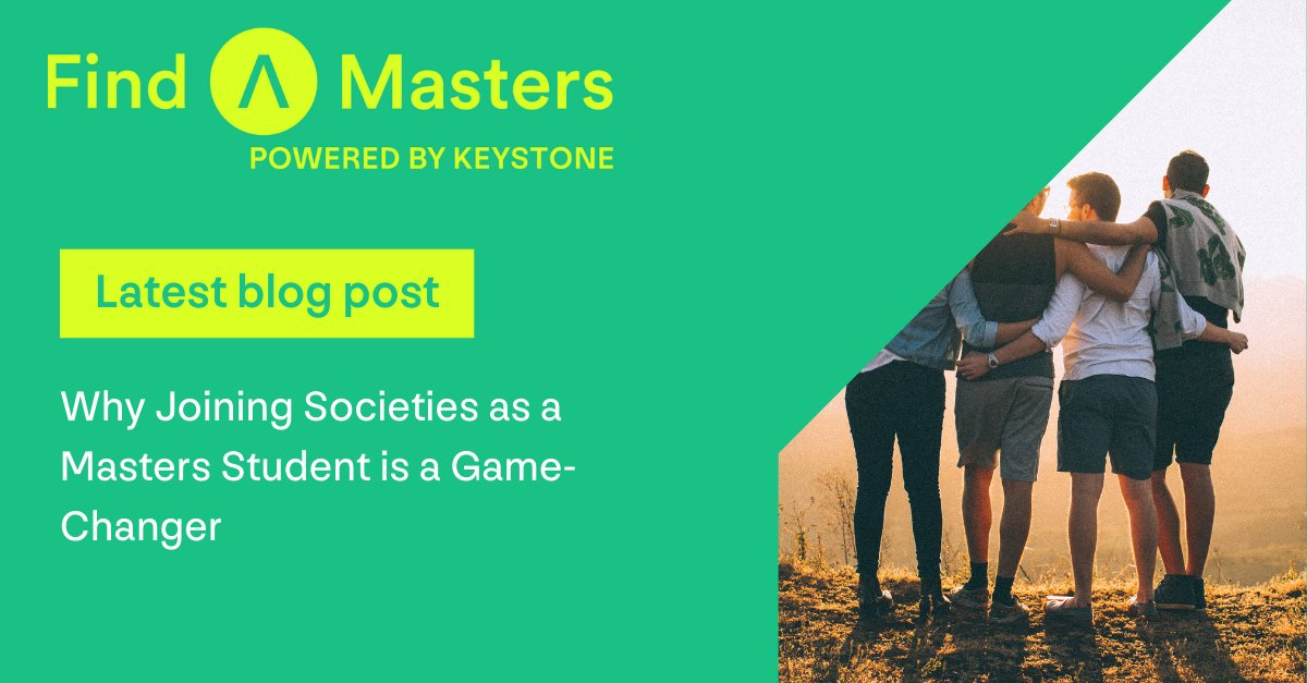 Our Postgrad Awards winner "Masters Student of the Year" Zahistha shares her experience's from being a Masters student, homing in on the importance of joining societies. 

Read the full blog ➡️ findamasters.com/blog/12097/why…