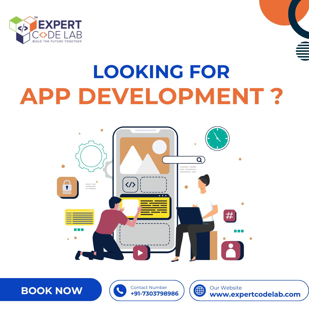 ExpertCodeLab's tweet photo. Expert Code Lab builds high-performance custom apps to bring your vision alive!

Book Now!
📞 Contact us: +91 7303798986
🌐 Visit us: https://t.co/77mfg9li7P

#ExpertCodeLab #WebsiteDevelopment #AppDevelopment #MobileAppDevelopment #DigitalSuccess  #WebDesign #PromoteBusiness https://t.co/kaV3iCvIkF