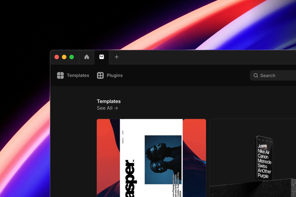 The Marketplace is now built right into <a href="/framer/">Framer</a> app 🛍️

Browse templates &amp; plugins with the new Marketplace tab - available starting today!